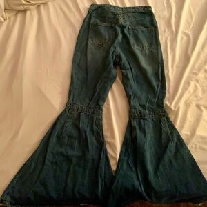 Women's Blue Flared Jeans